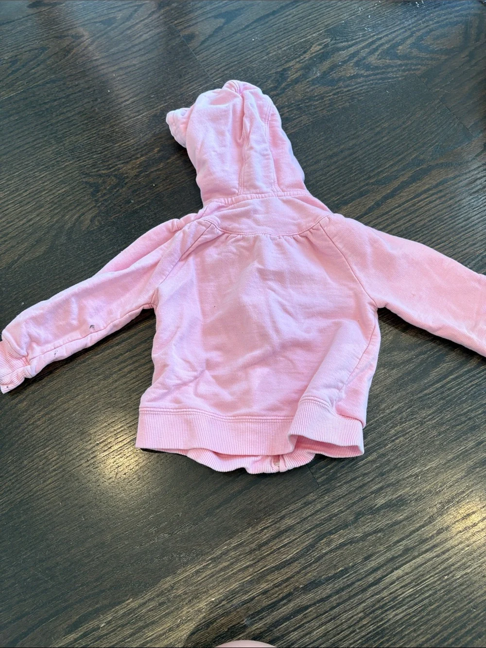 Paul Frank Girls' Pink & Light Pink Hooded Zip Sweatshirts